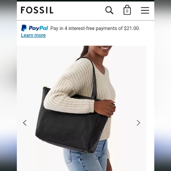 Fossil Large Sydney Tote - Picture 10 of 11